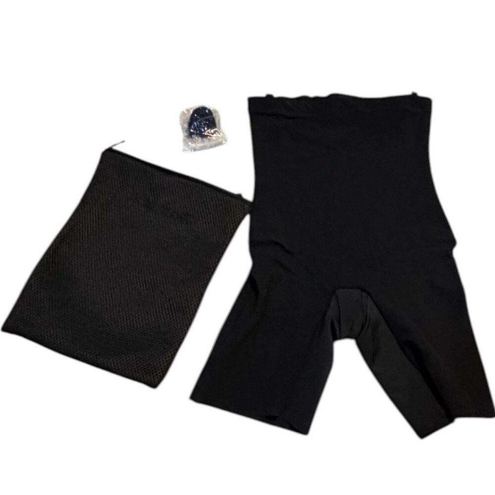 HONEYLOVE SuperPower High-Waist Shaping Shorts Black Size Small